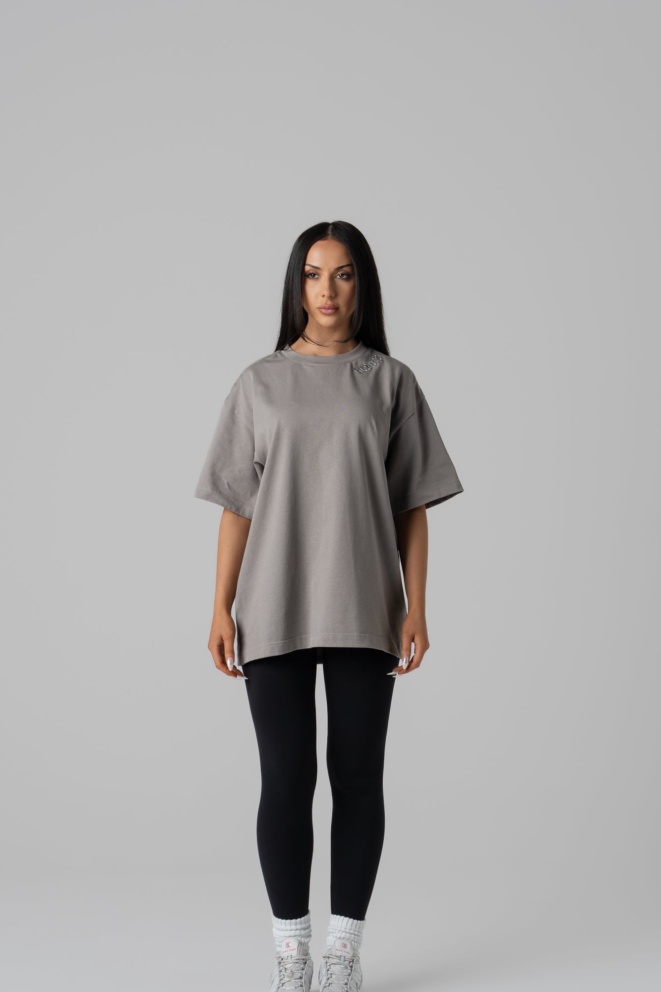 Dragon Ovesized Box Tee - Grey