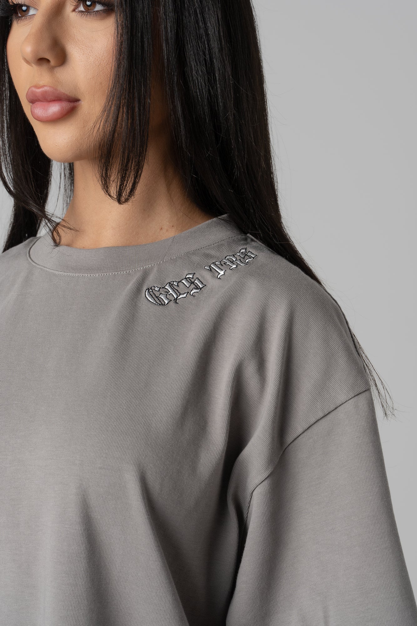 Dragon Ovesized Box Tee - Grey