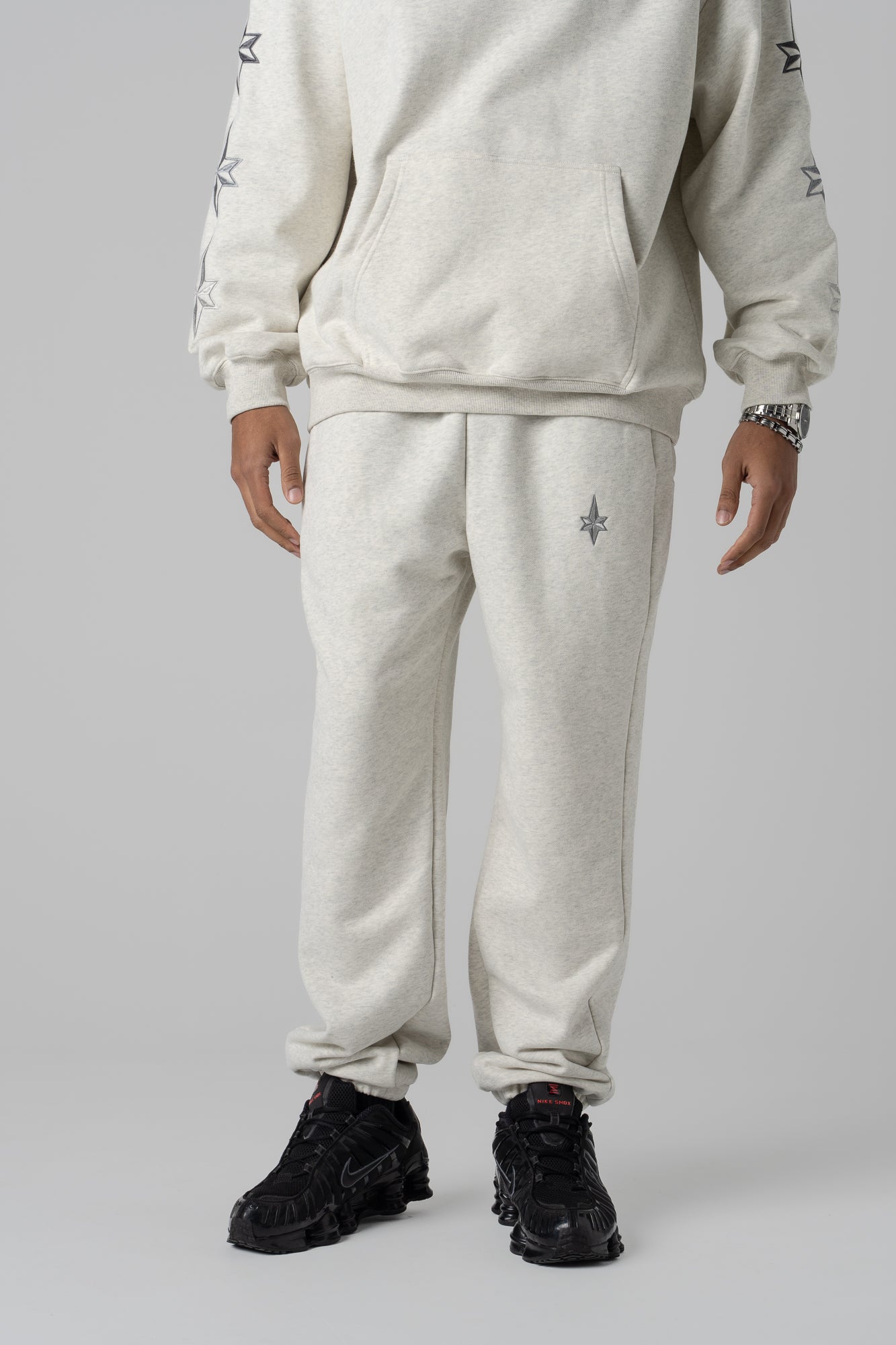 The OG Star Trackpant - Light grey blend