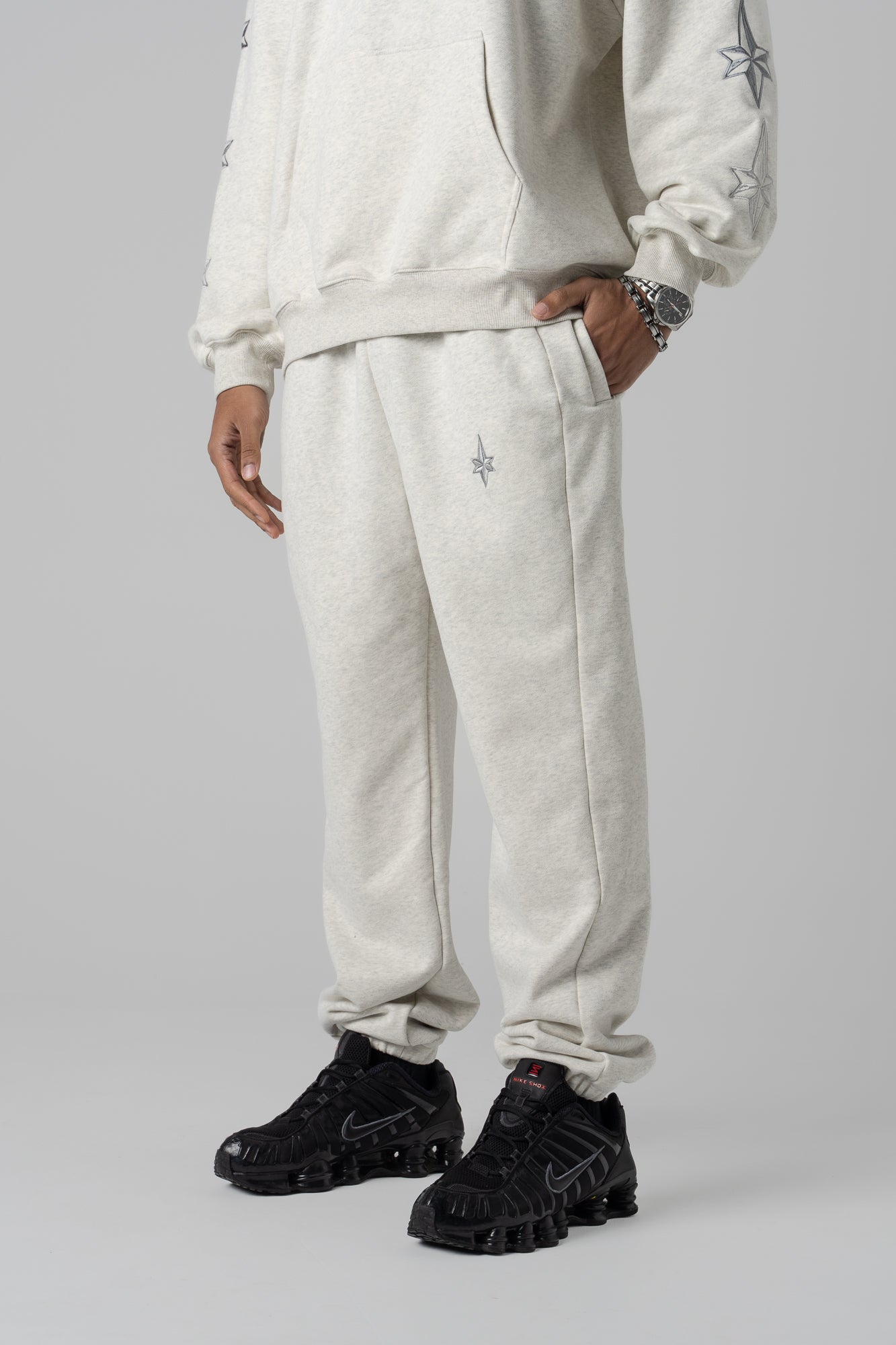 The OG Star Trackpant - Light grey blend