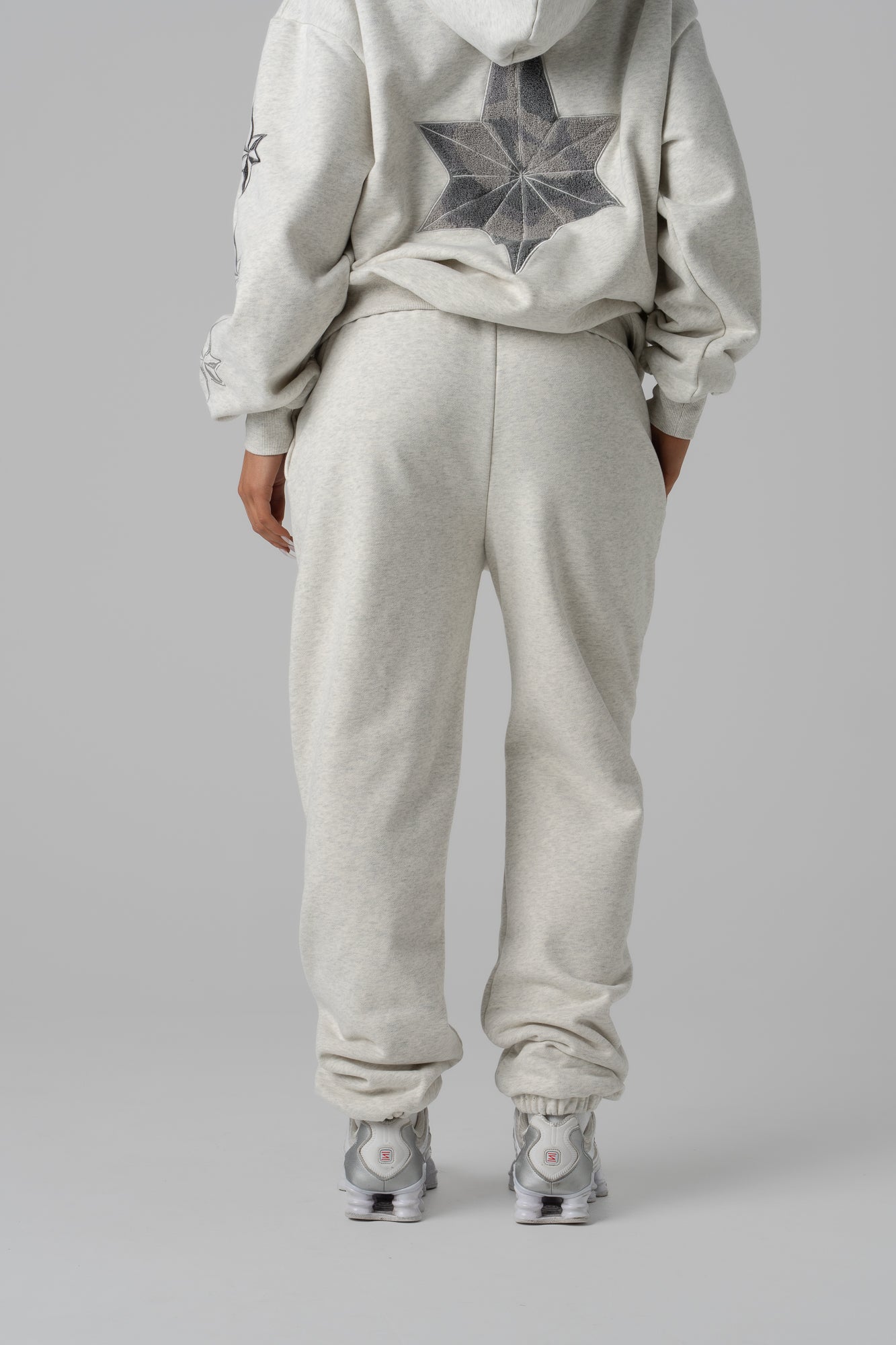 The OG Star Trackpant - Light grey blend